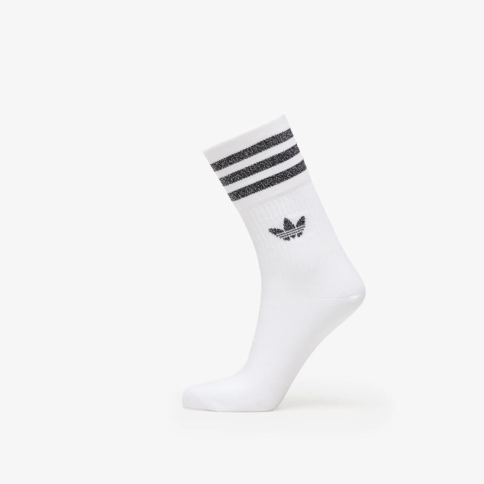 adidas Mid-Cut Glitter Crew Socks 2-Pack