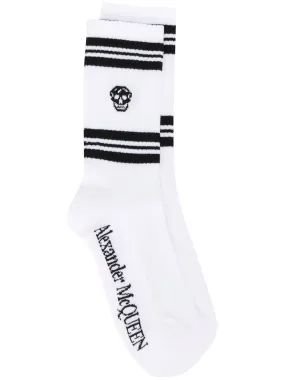 ALEXANDER MCQUEEN SOCKS STRIPE SKU SPO