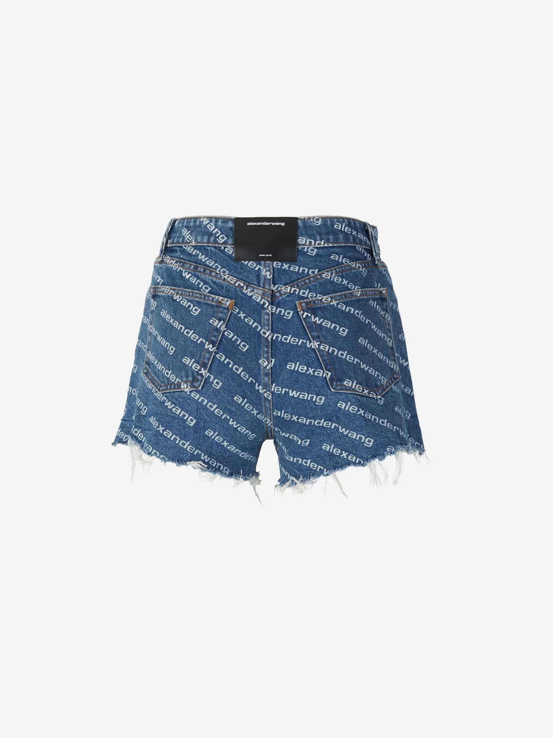 Alexander Wang Shorts Denim Logo