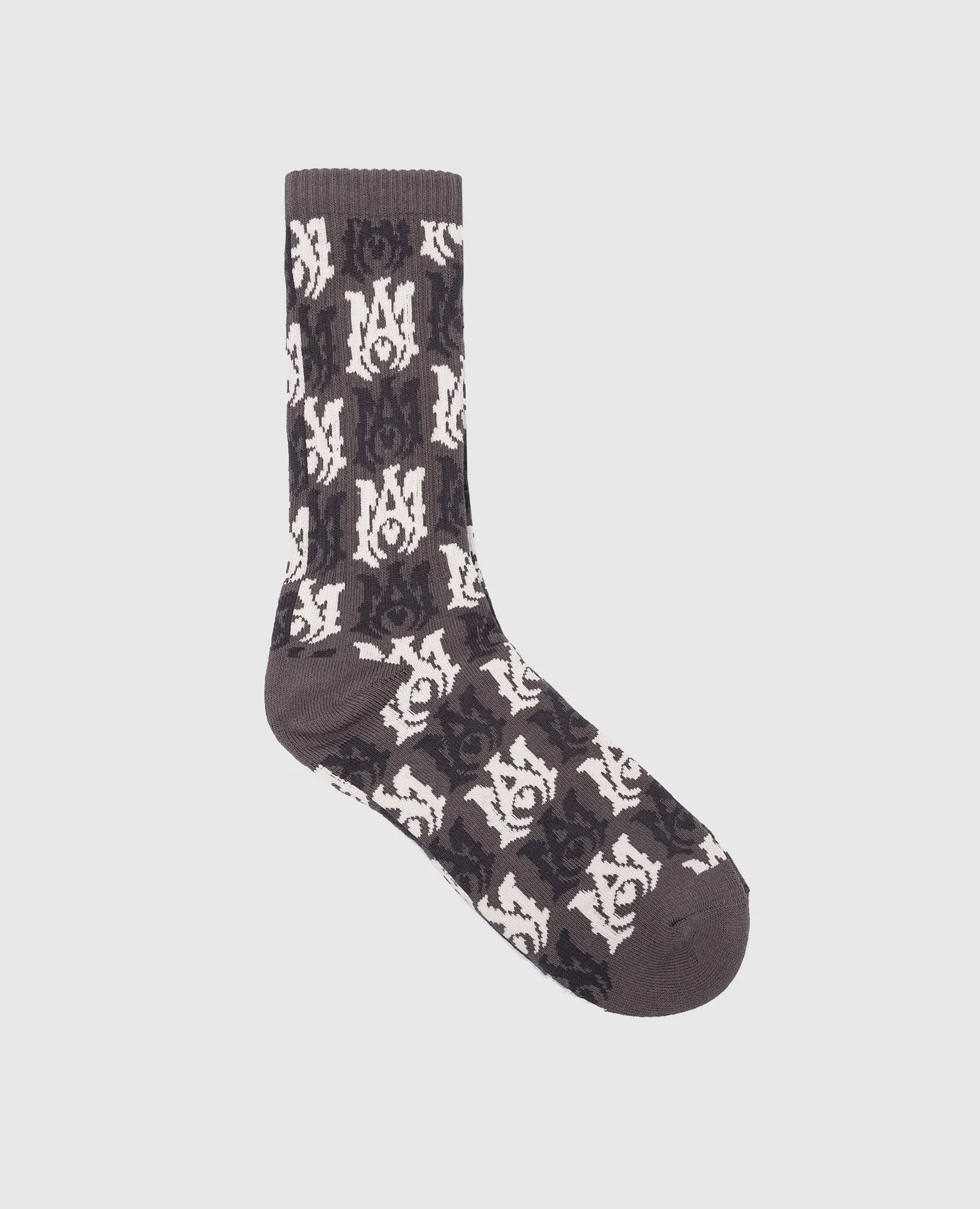 AMIRI Gray logo socks