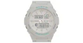 & Other Stories Casio Baby-G GLIDE Cuarzo Resina Blanca/Reloj de mujer con correa de resina BAX 100 7AJF, Seminuevo【tkh23seg