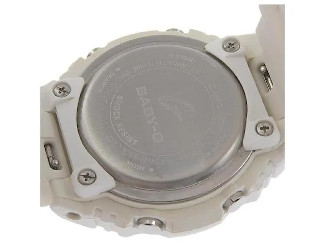 & Other Stories Casio Baby-G GLIDE Cuarzo Resina Blanca/Reloj de mujer con correa de resina BAX 100 7AJF, Seminuevo【tkh23seg