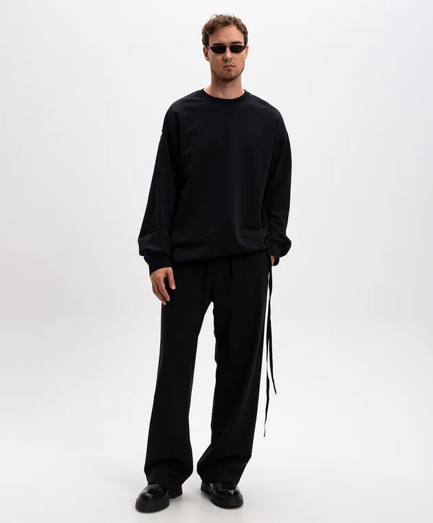 Ann Demeulemeester Wannes black sweatshirt