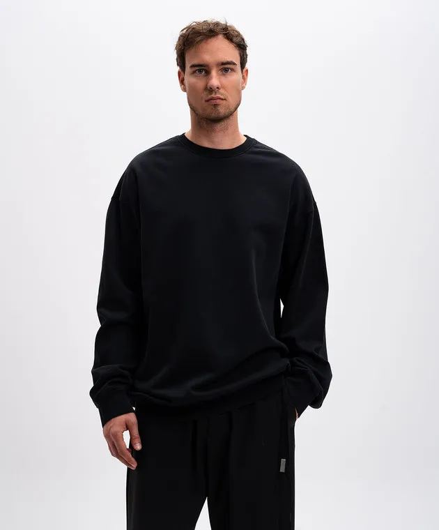 Ann Demeulemeester Wannes black sweatshirt