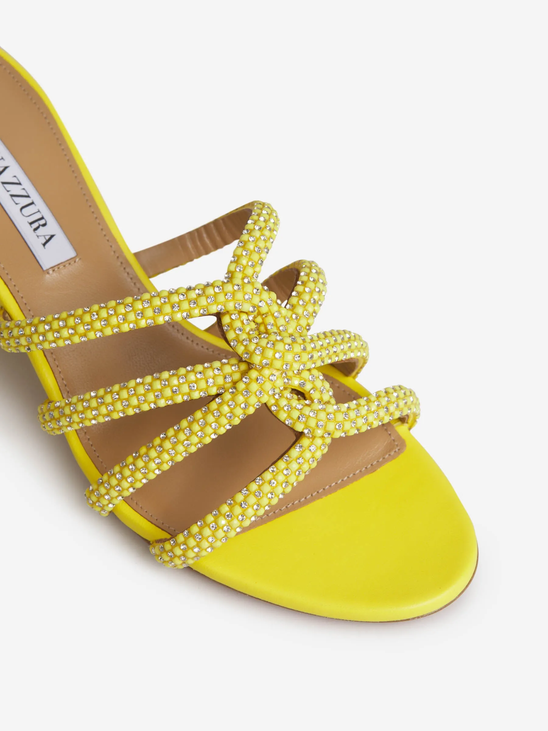 Aquazzura Mules Detalle Cristales