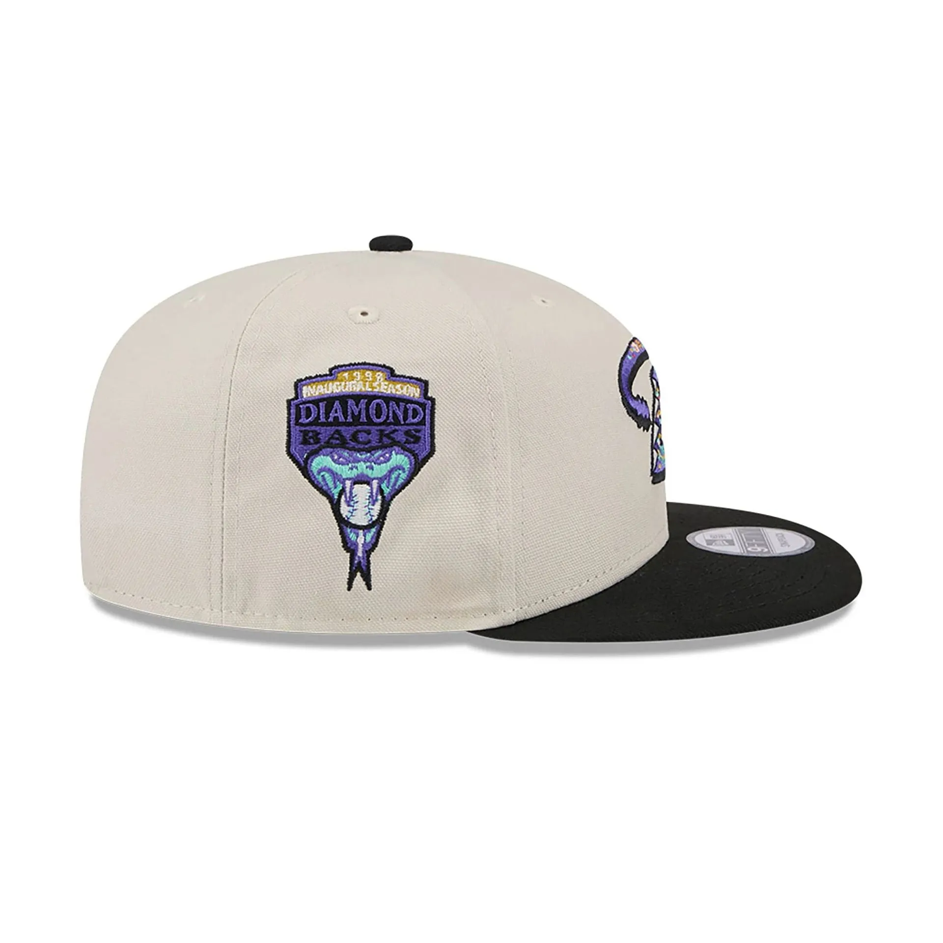 Arizona Diamondbacks Gorra Snapback 9FIFTY con Relleno Floral en Beige Claro