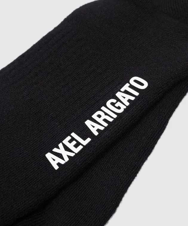 Axel Arigato Black socks with contrasting logo