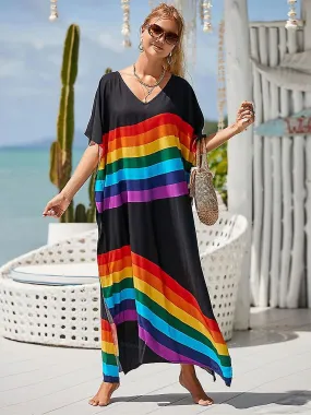 Boho printed caftan dress q1476-15