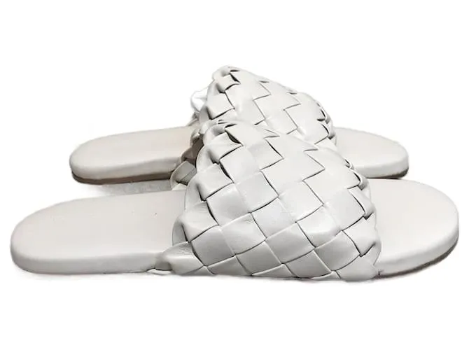 BOTTEGA VENETA Sandalias T.EU 41 Piel Blanco 