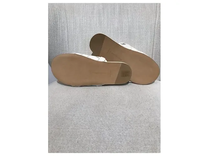 BOTTEGA VENETA Sandalias T.EU 41 Piel Blanco 