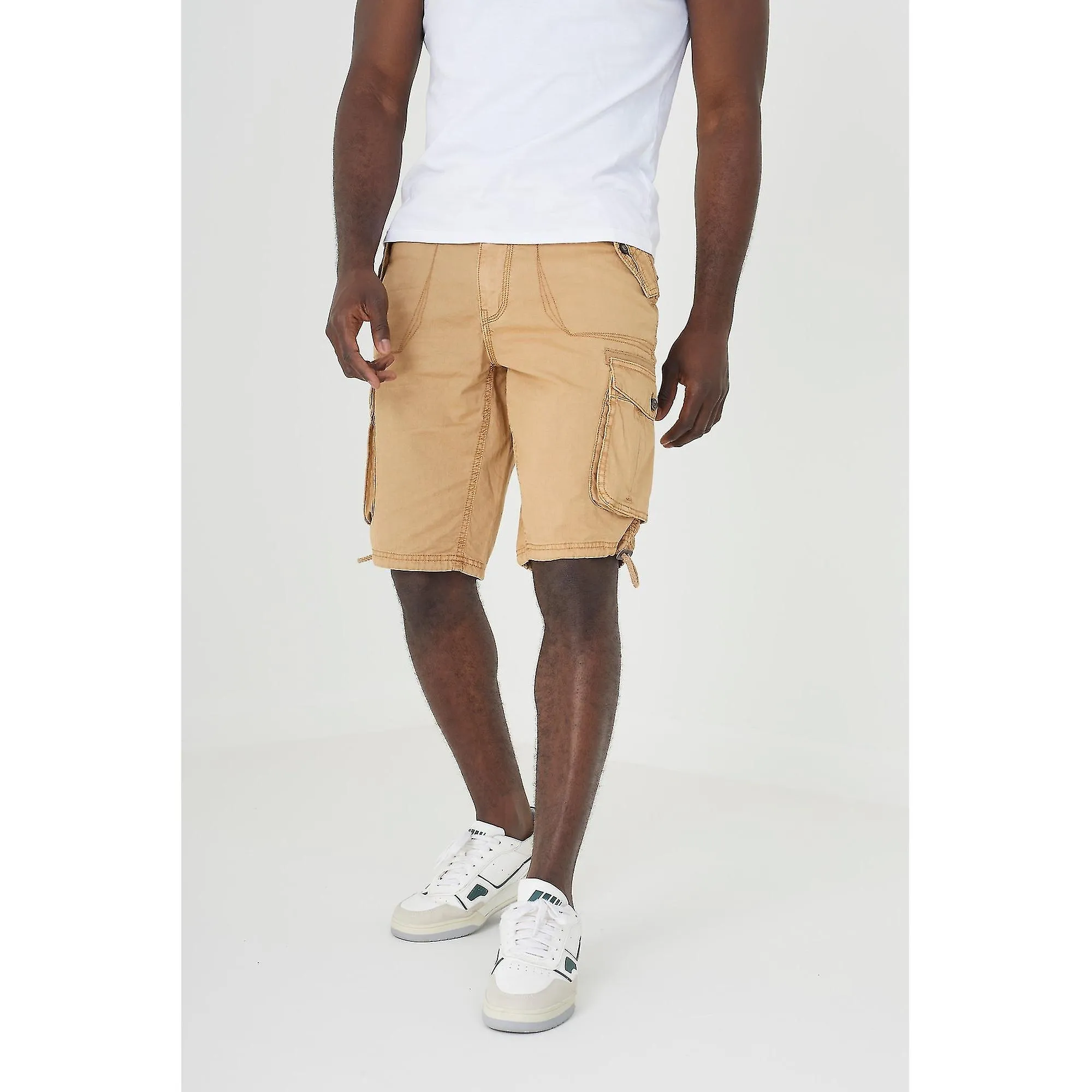 Brave Soul Mens George Cargo Shorts