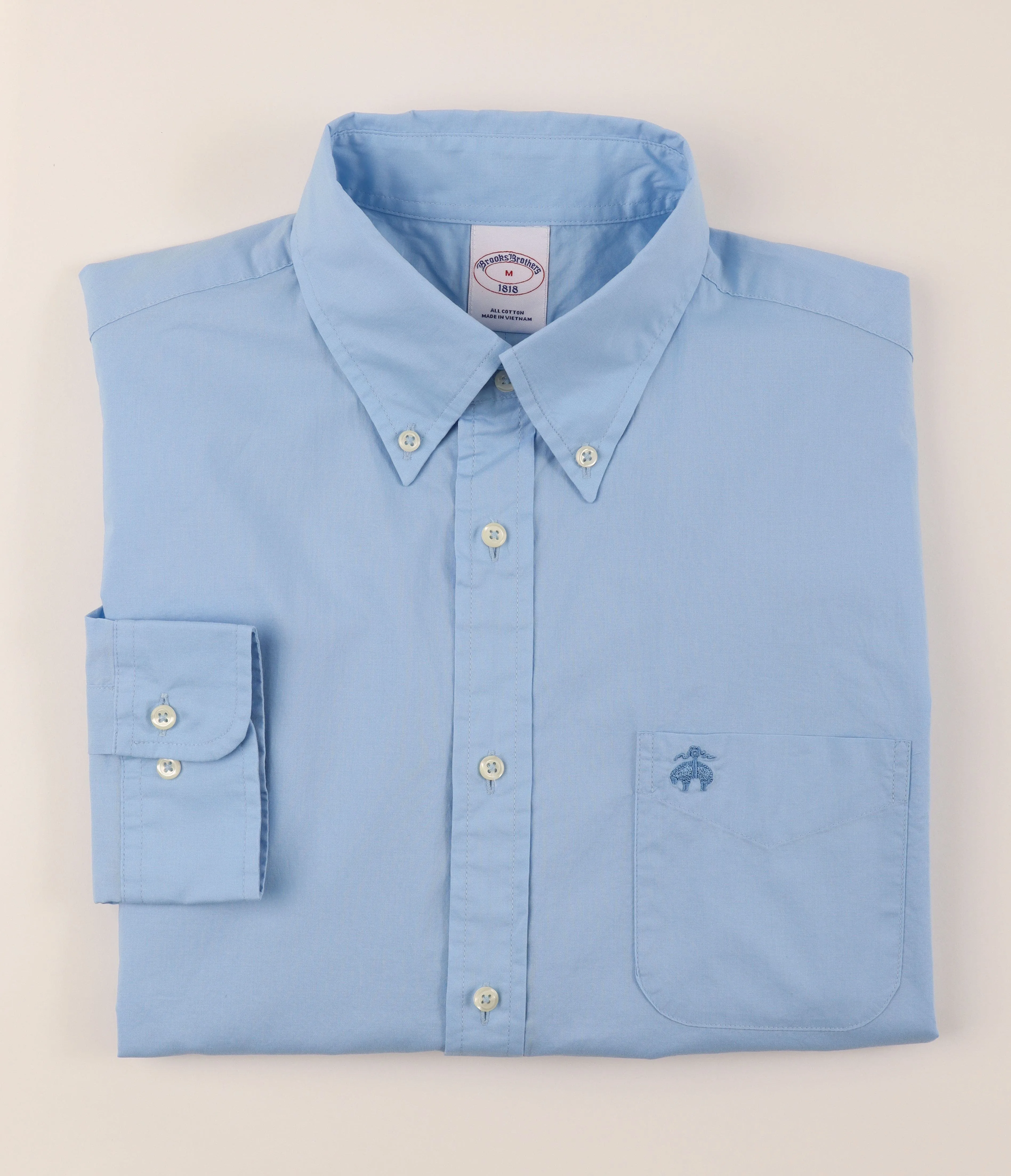 BROOKS BROTHERS Camisa Hombre Friday Poplin Solid