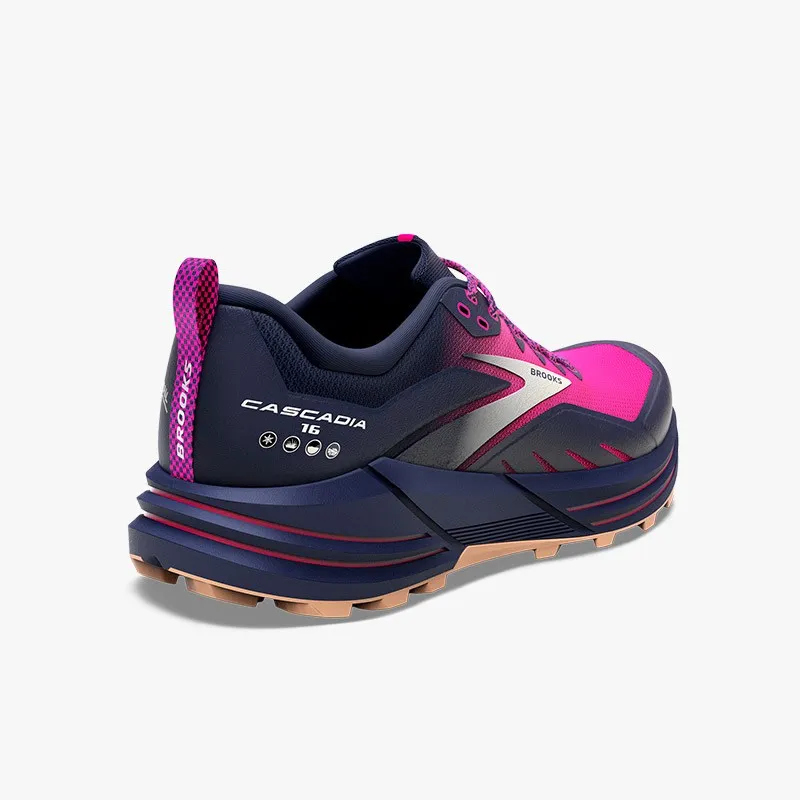 BROOKS CASCADIA 16 W ROSA/NEGRO