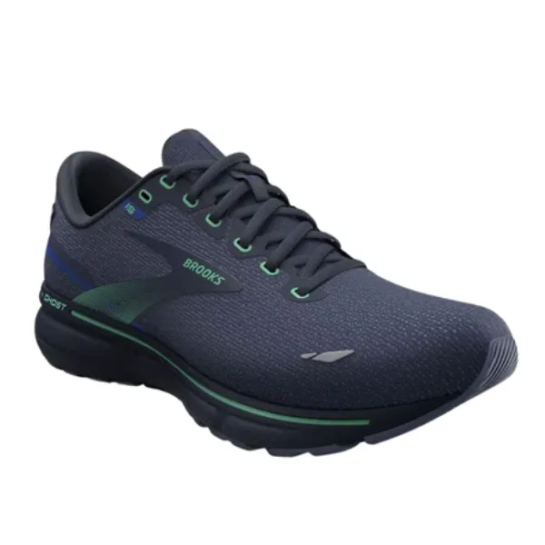 Brooks Hombre Ghost 15 Crown Azul/Negro/Verde