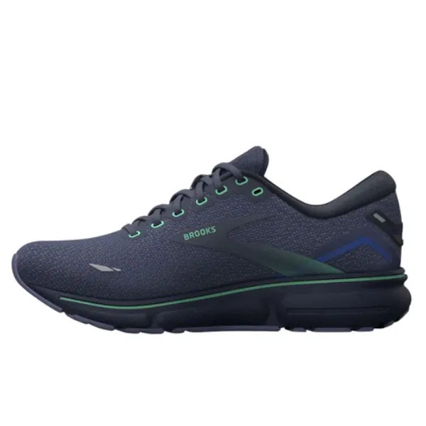 Brooks Hombre Ghost 15 Crown Azul/Negro/Verde