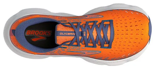 Brooks Running Zapatillas Brooks Glycerin 20 Naranja Azul Hombre