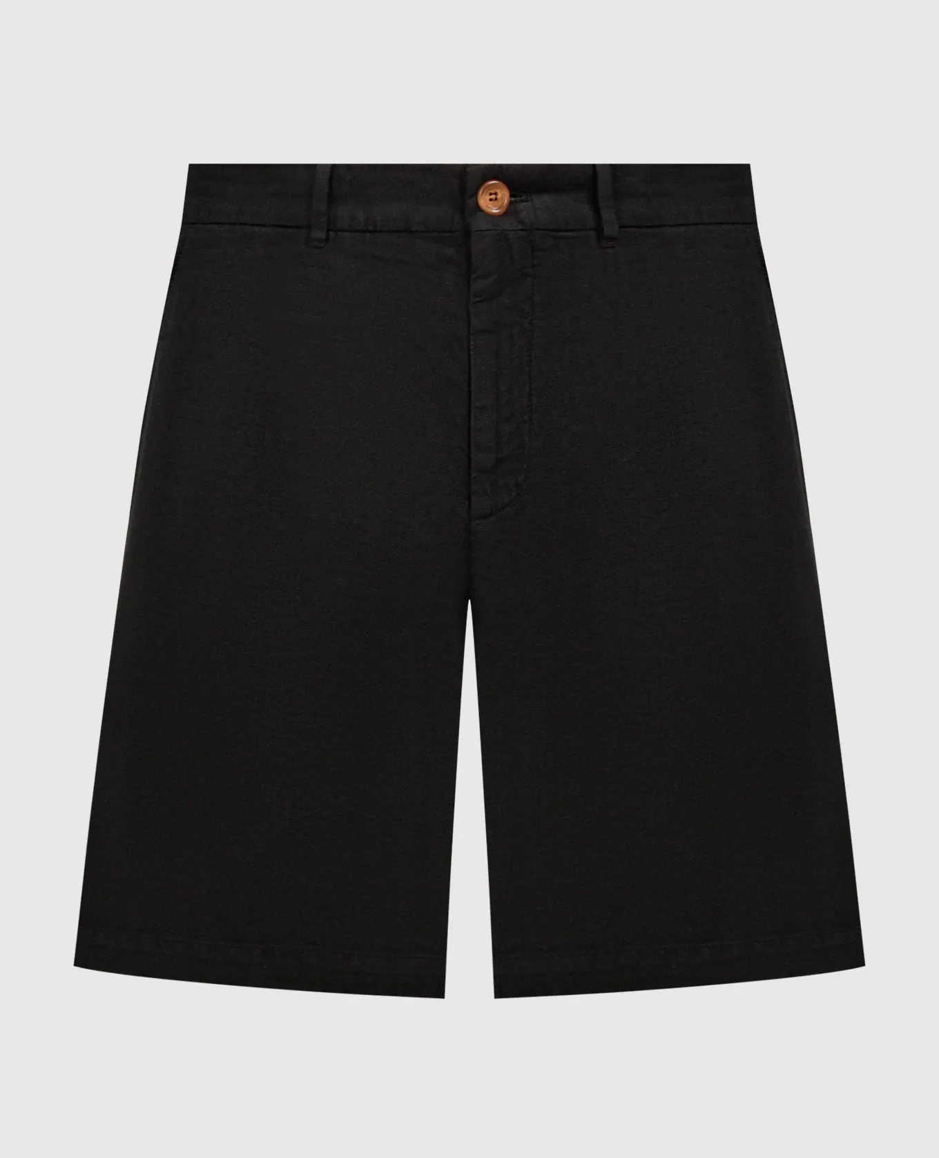 Brunello Cucinelli Black linen shorts