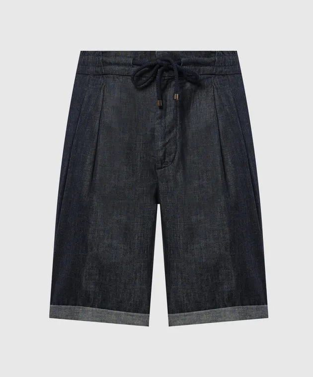 Brunello Cucinelli Blue denim shorts