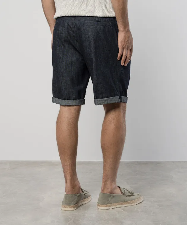 Brunello Cucinelli Blue denim shorts