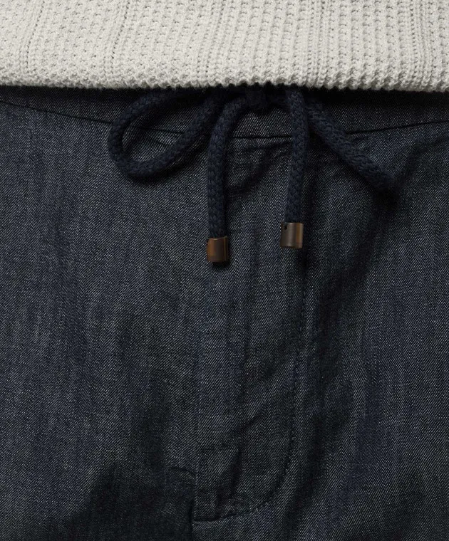 Brunello Cucinelli Blue denim shorts