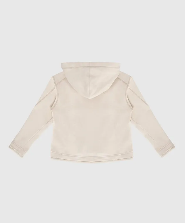 Brunello Cucinelli Children's light beige sweatshirt