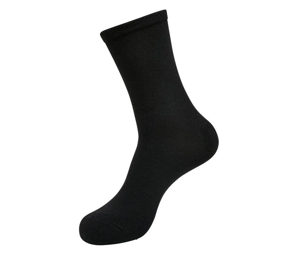 Build Your Brand BY201 - CREW SOCKS - Black