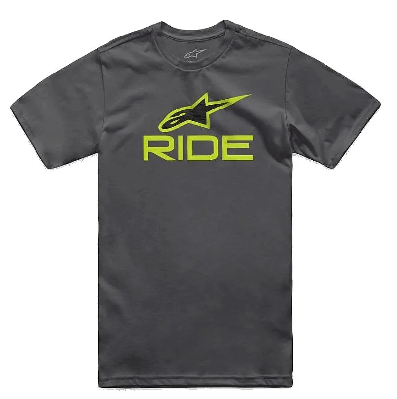 camisa Alpinestars Ride 4.0 CSF - Charcoal/Lime/Black - men´s