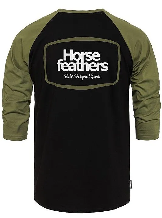 camisa Horsefeathers Bronco Raglan - Loden Green - men´s