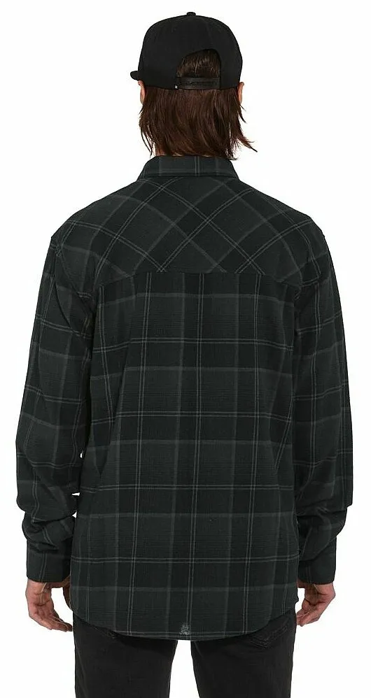 camisa Horsefeathers Dough LS - Anthracite - men´s