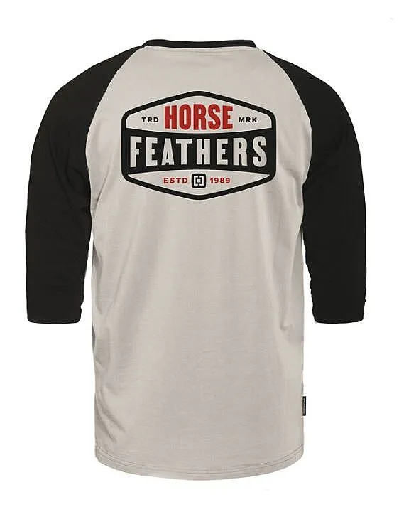 camisa Horsefeathers Hexagon II Raglan - Cement - men´s