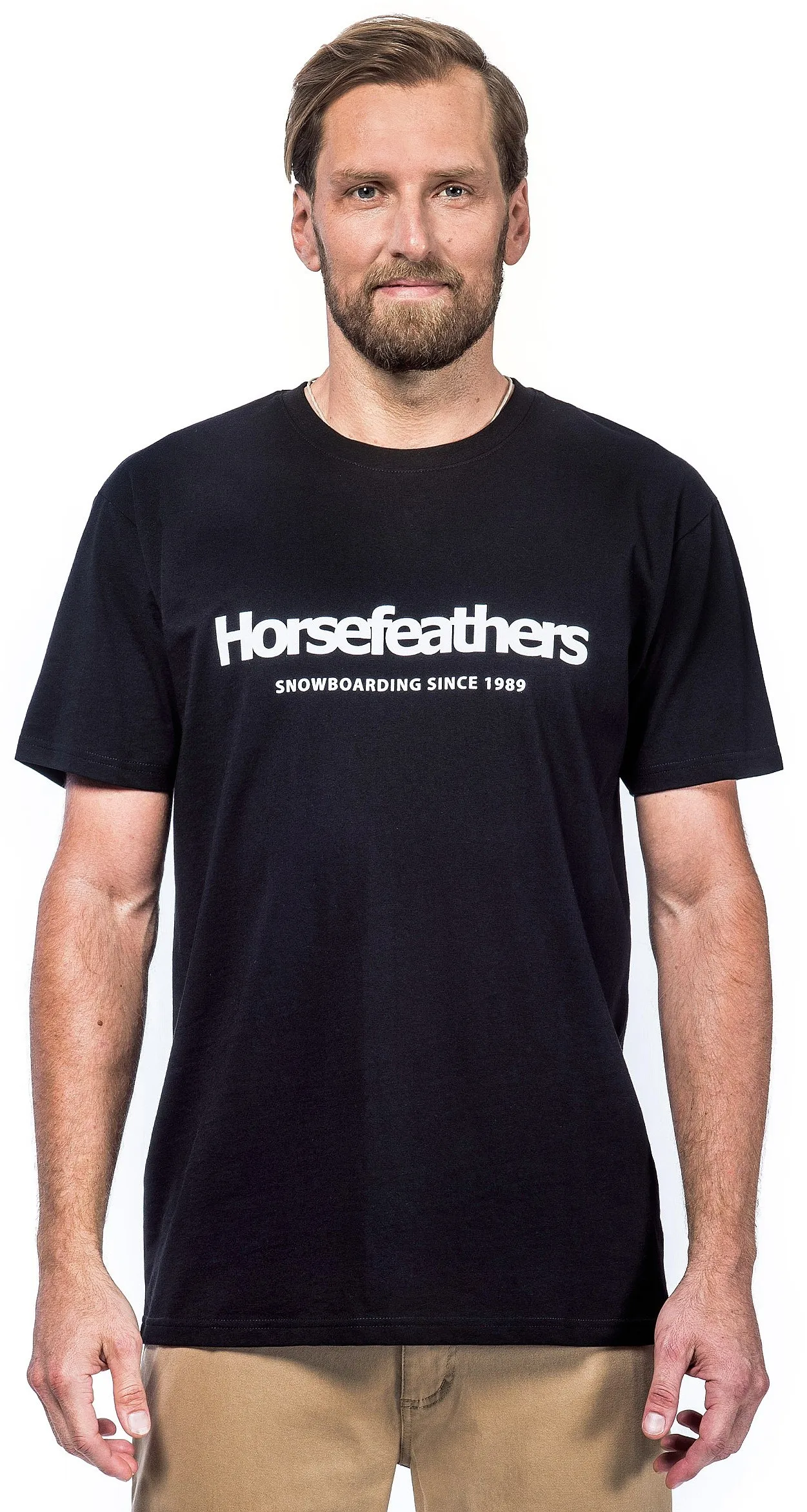 camisa Horsefeathers Quarter - Black - men´s