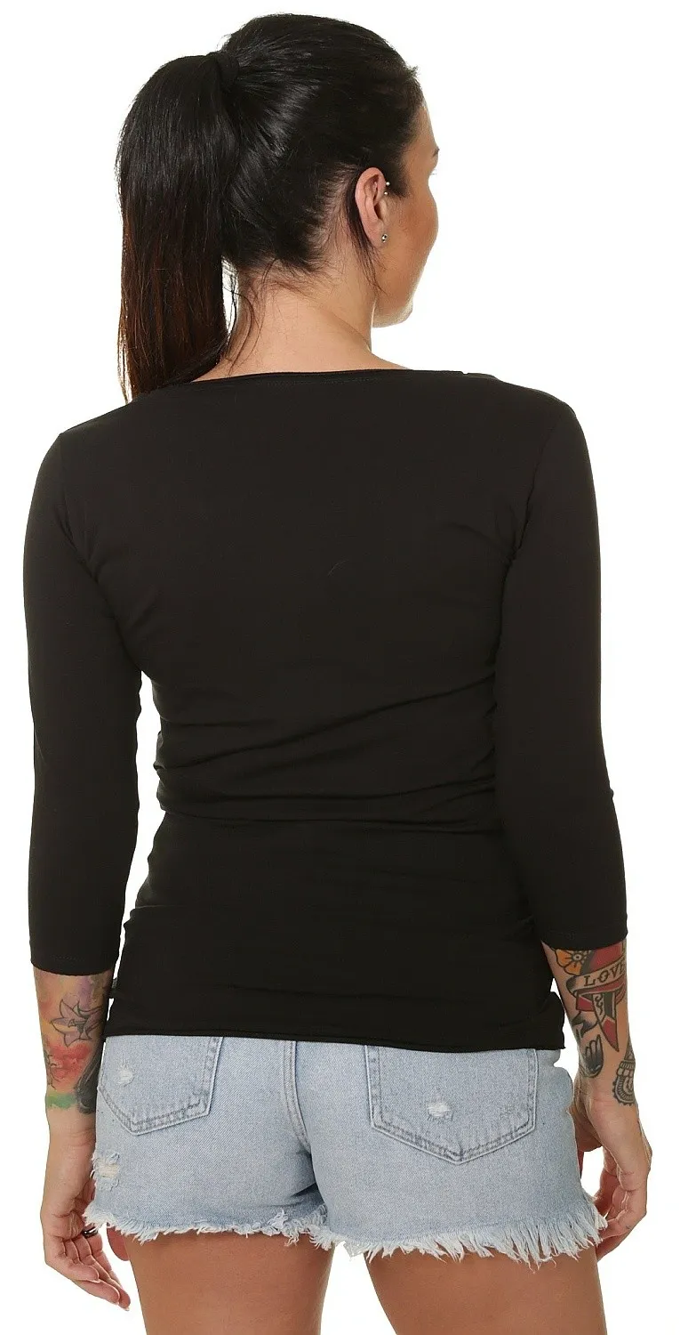 camisa M.ASCH-Be original Basic - Black - women´s