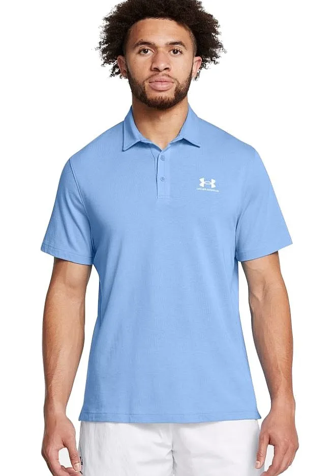 camisa Under Armour Icon Polo - Horizon Blue/White - men´s