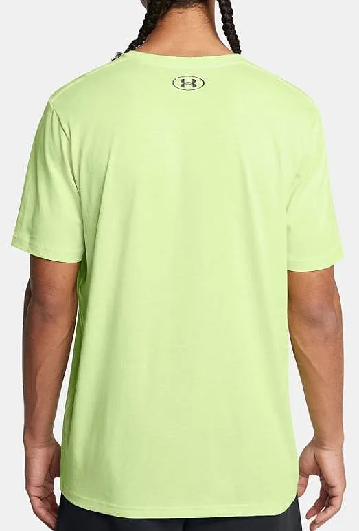 camisa Under Armour Sportstyle Left Chest - Morph Green/Black - men´s