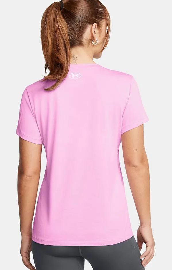 camisa Under Armour Tech SSV Twist - Stellar Pink/White - women´s