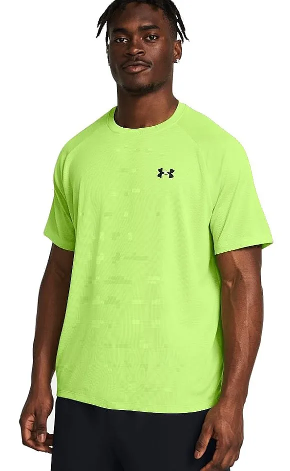 camisa Under Armour Textured Tech - Morph Green/Black - men´s