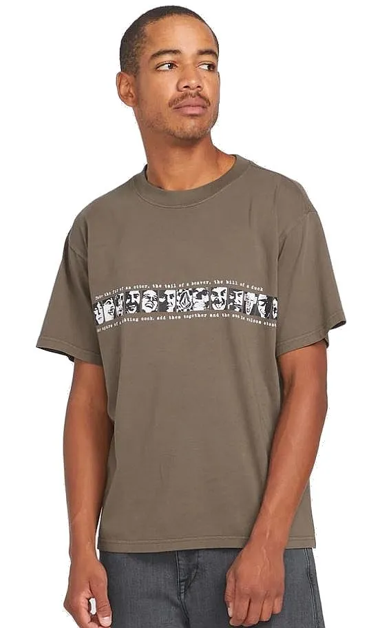 camisa Volcom Skate Vitals Remy - Dark Earth - men´s