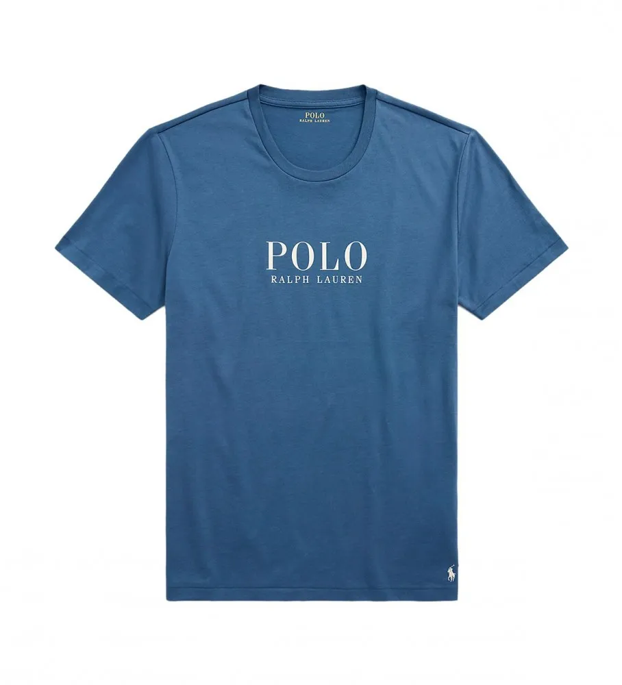 Camiseta logotipo azul