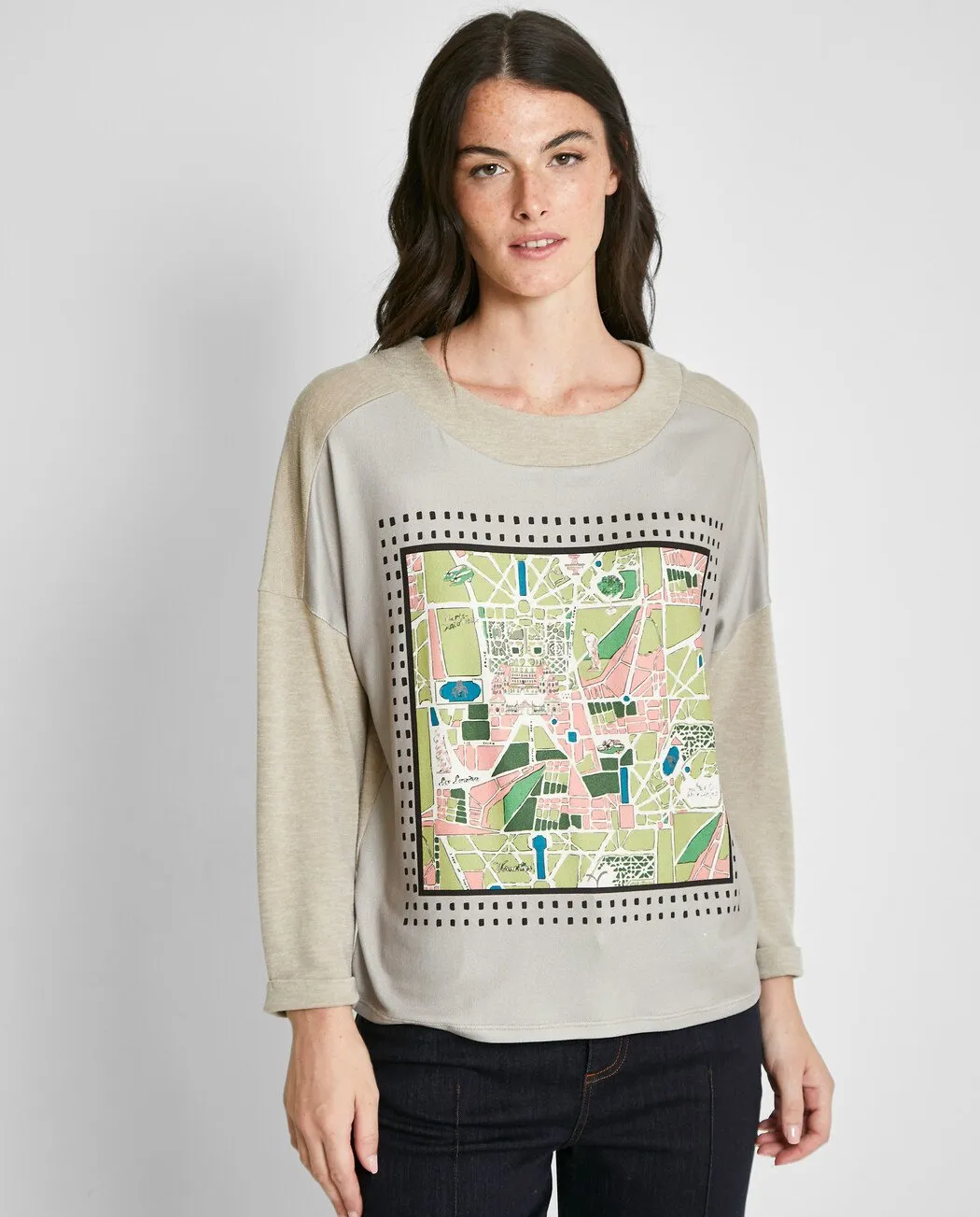 CAMISETA PRINT MAPA