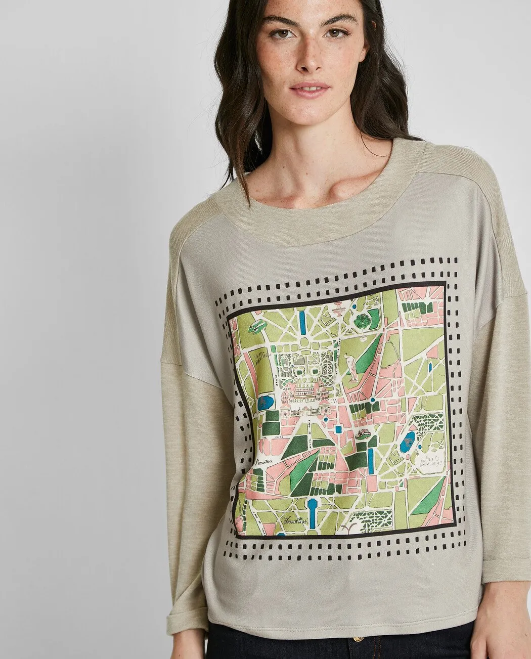 CAMISETA PRINT MAPA