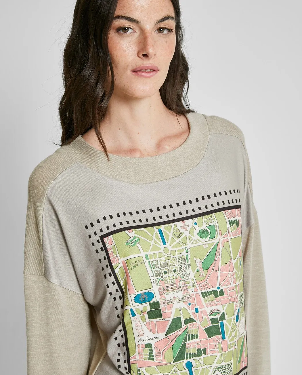 CAMISETA PRINT MAPA