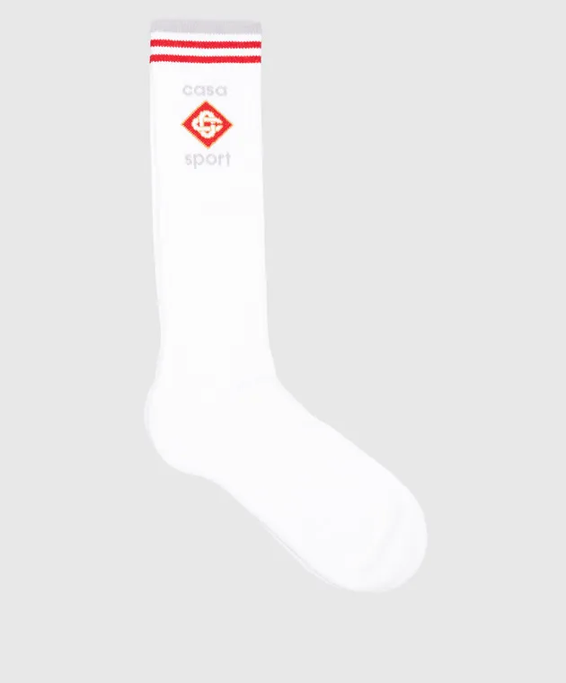 Casablanca Casa Sport white socks