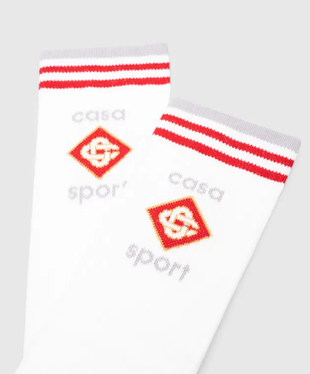 Casablanca Casa Sport white socks