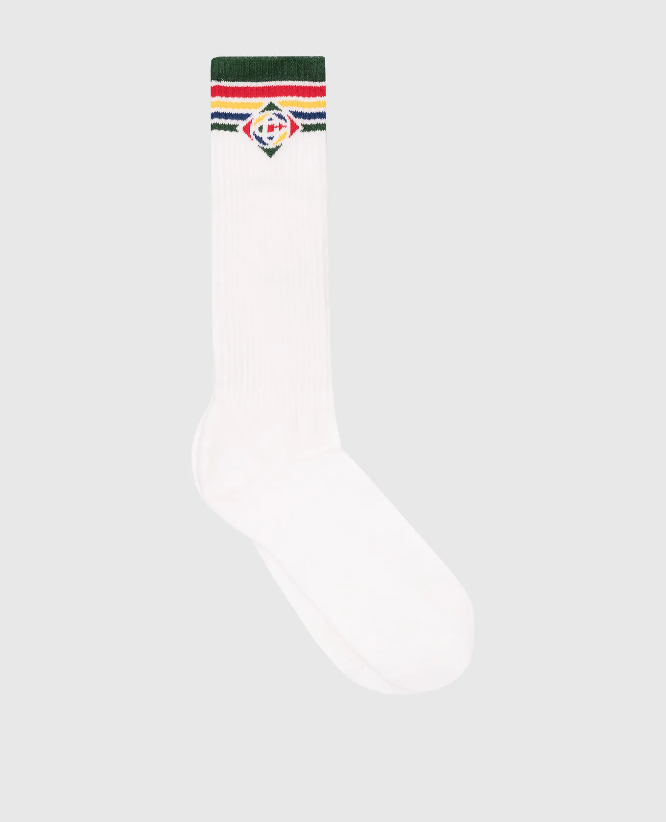 Casablanca White socks with a logo pattern