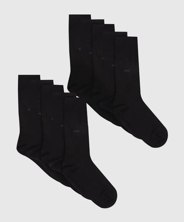 CDLP Set of black socks with logo