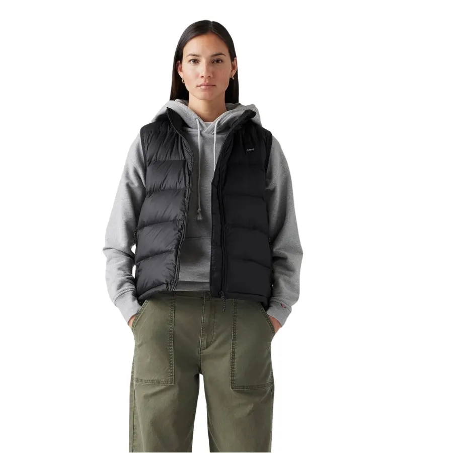  Chalecos Levis Polly Packable Vest Caviar