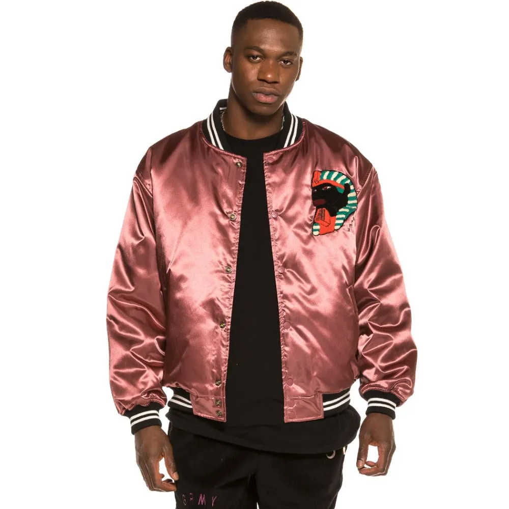 Chaqueta Grimey Call of Yore Reversible Satin Jacket FW20 Black