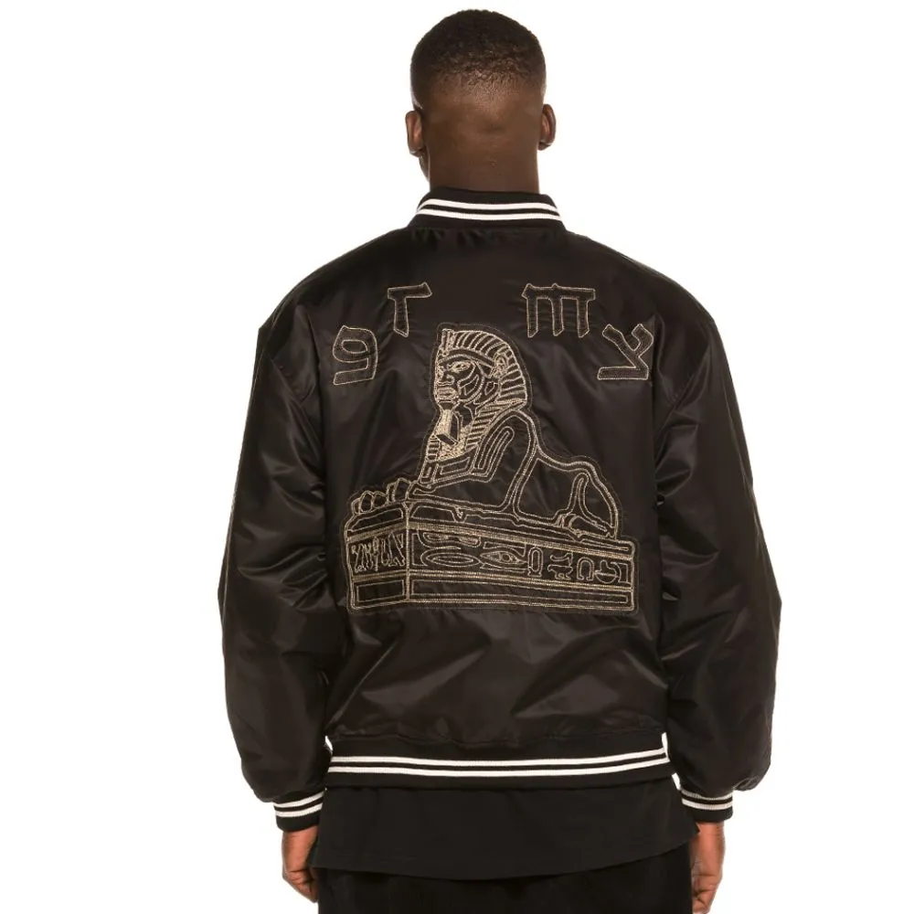 Chaqueta Grimey Call of Yore Reversible Satin Jacket FW20 Black