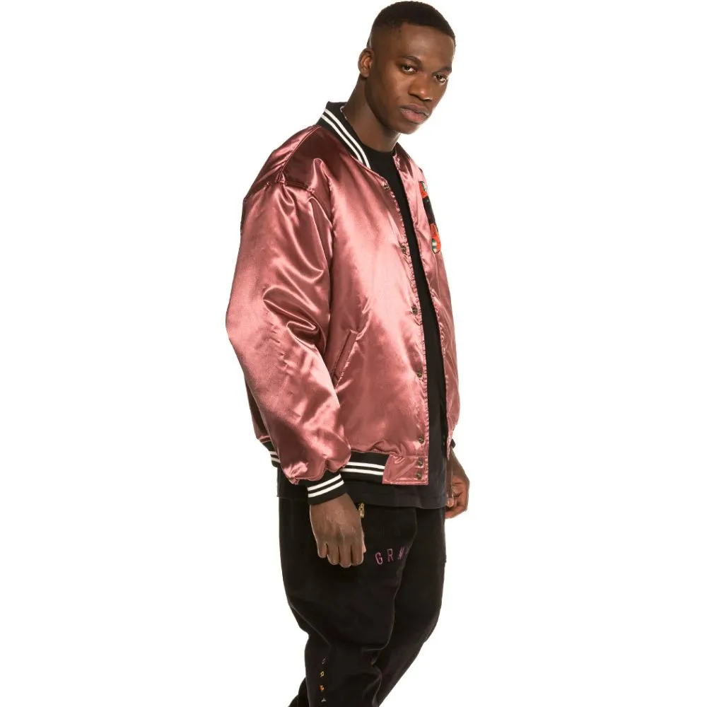 Chaqueta Grimey Call of Yore Reversible Satin Jacket FW20 Black