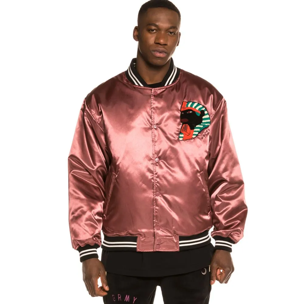 Chaqueta Grimey Call of Yore Reversible Satin Jacket FW20 Black